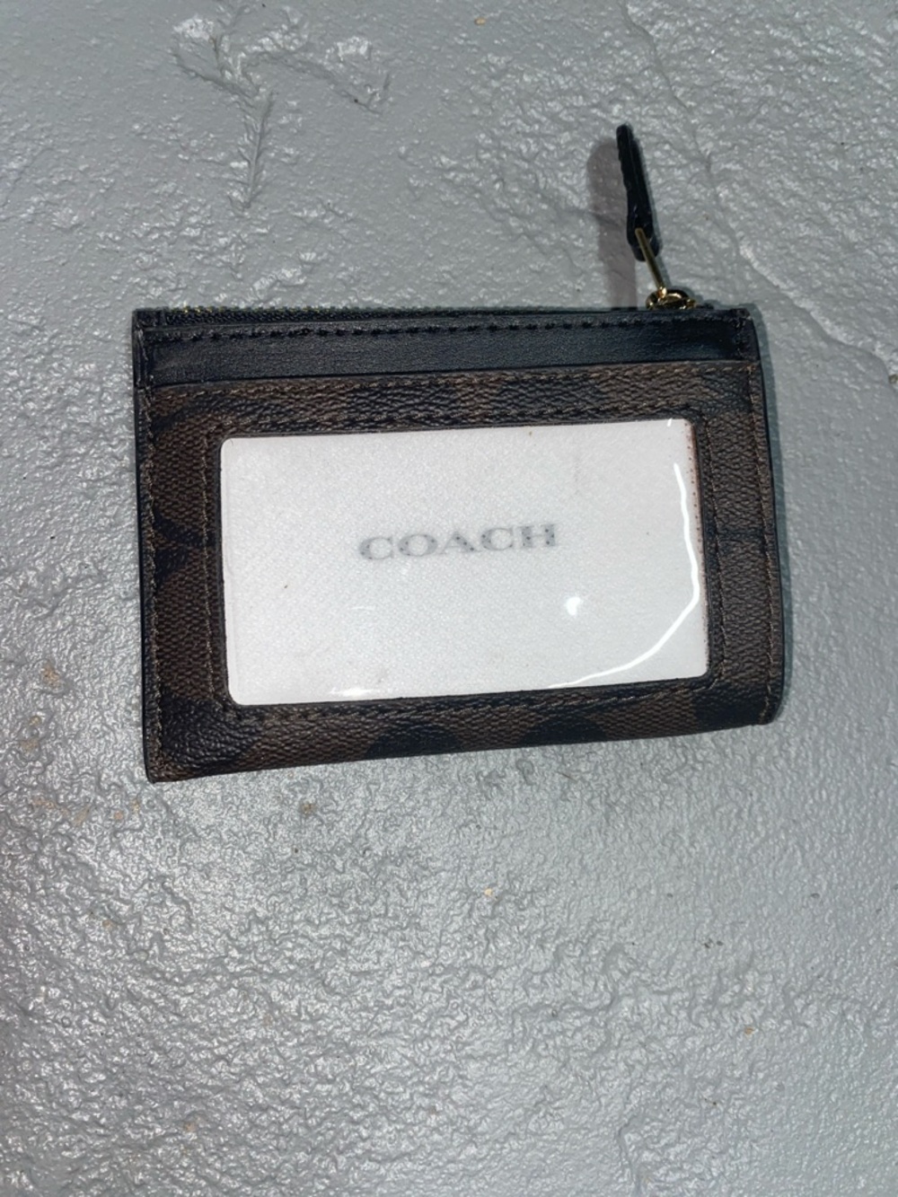 Coach Card Case in Signature Canvas with Floral Print - Picture 2 of 4